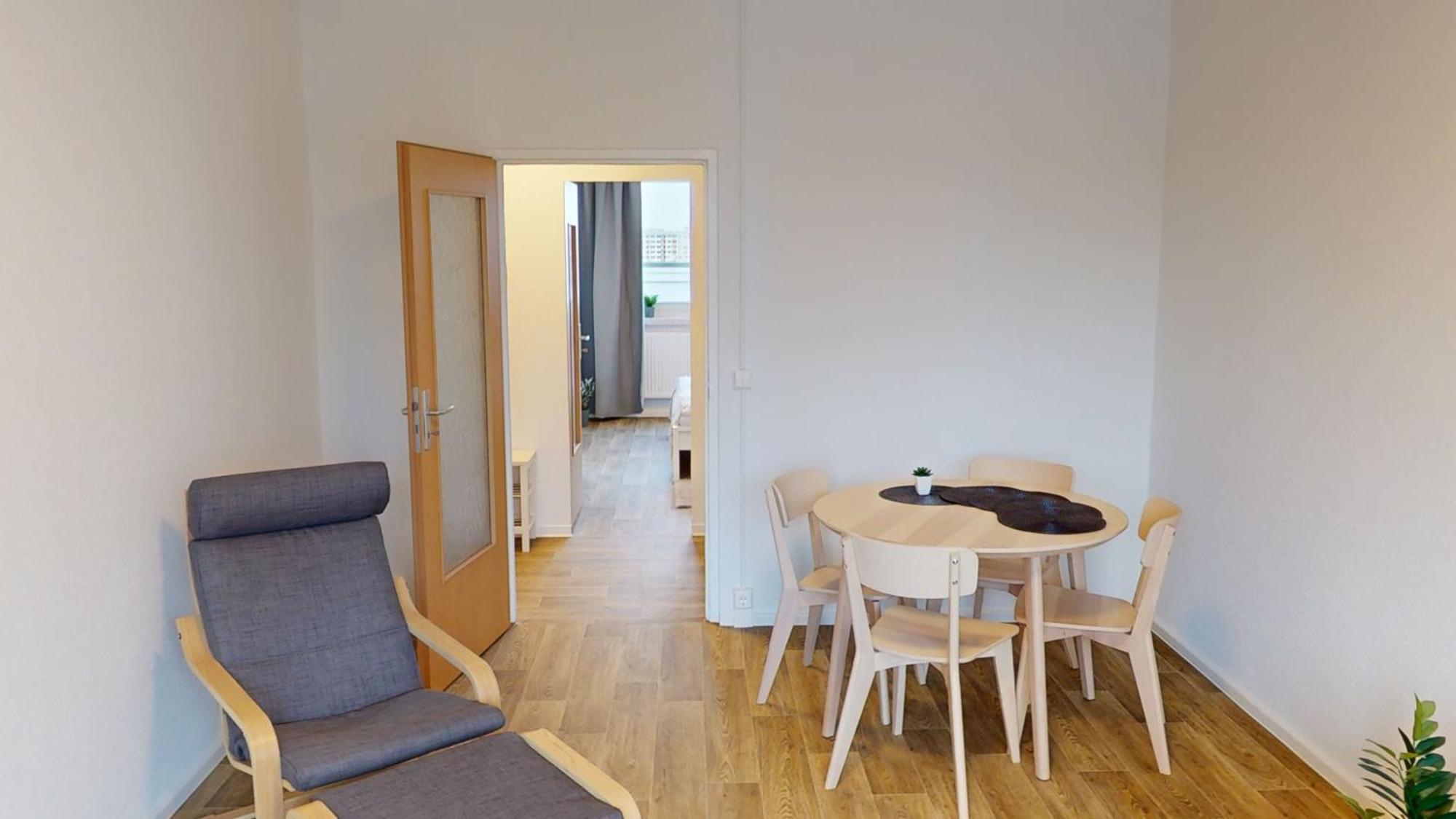 Modernes 3-Raum-Appartement Chemnitz Exterior foto